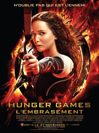 hunger games embrasement affiche