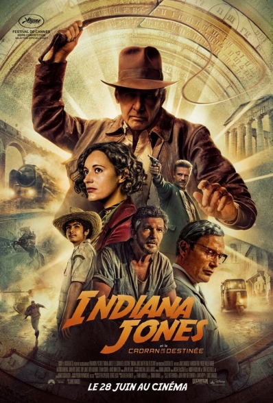 indiana jones cadran affiche